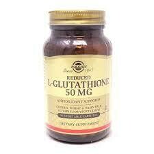Reduced L-Glutathione 50 mg Vegetable Capsules