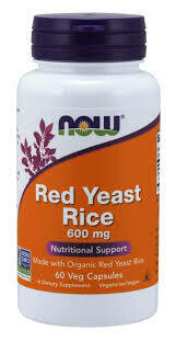 Red Yeast Rice 600mg Org 60 Vcaps