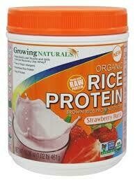 Rice Protein Powder Strawberry Organic