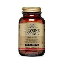 Solgar L-lysine 1000mg 50 Tablets