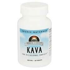 Serene Science® Kava 500 mg, 60 tablet