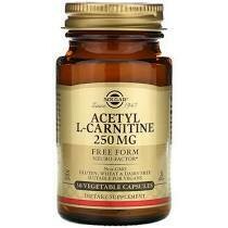 Solgar Acetyl L-carnatine 250mg 30 Capsules
