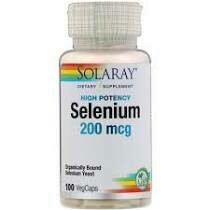 Soloray Selenium 200mcg 100 Capsules