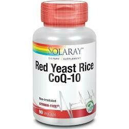 Solaray  Red Yeast Rice Coq-10  90 Vegcaps