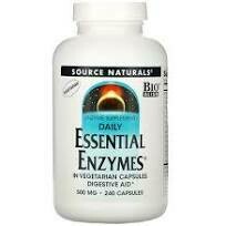 Source Natural Essential Enzymes 120 Capsules