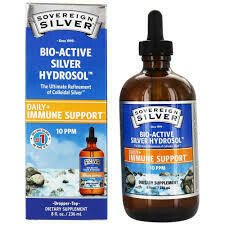 Sovereign Silver Bio-Active Silver Hydrosol, Dropper-Top