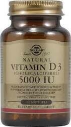 Solgar Vitamin D3 5000iu 100softgels
