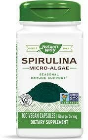 Spirulina, 100 capsule