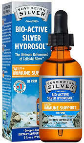 Sovereign Silver - Bio-Active Colloidal Silver Hydrosol Throat Spray 10 PPM - 2 Oz.