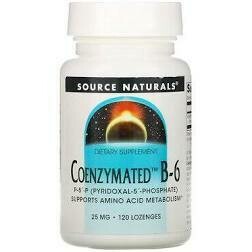Source Naturals Coenzymated B6 25mg 120 Lozenges
