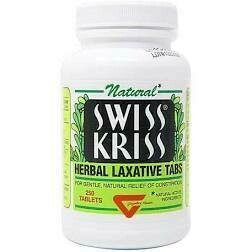 Swiss Kriss Herbal Laxative, Tablets 250 ea