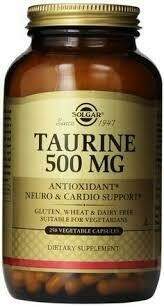 Taurine 500 Mg 250 Vegetable Capsule