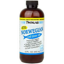 Twinlab - Emulsified Norwegian Cod Liver Oil, Cherry, 12 fl oz