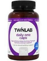 TwinLab Daily Two Caps With Iron Multiple Vitamin &amp; Mineral Capsules