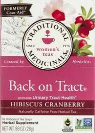 Traditional Medicinals Women&#39;s Teas Back On Tract Hibiscus Cranberry -- 16 Tea Bags