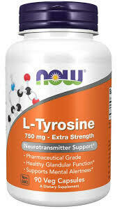 Tyrosine 750mg   90 Vcaps