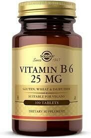 Vitamin B6 25 mg Tablets