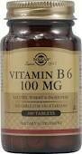 Vitamin B6 100 mg Vegetable Capsules