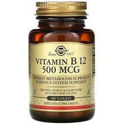 Vitamin B12 500 mcg Tablets