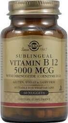 Vitamin B12 5000 mcg, 60 Nuggets