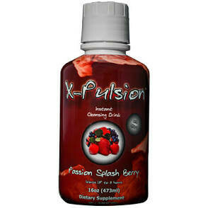 X-Pulsion Cleansing Drink Passion Splash Berry 16 Oz