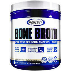 Gaspari Nutrition Bone Broth Athletic Performance Collagen Vanilla 30 Servings