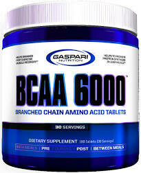 Gaspari Nutrition BCAA 6000, 180 Tablets