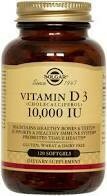 Vitamin D3 (Cholecalciferol) 250 MCG (10,000 IU) Softgels