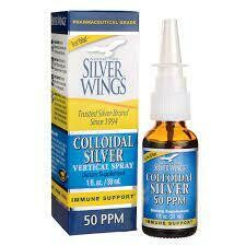 Natural Path Silver Wings Colloidal Silver Mineral Supplement, 50 PPM, 1 Fl. Oz.