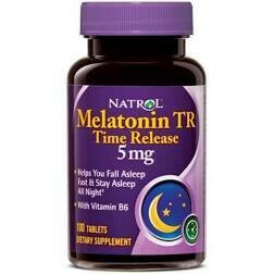 Natrol: Melatonin TR Time Release 5 mg, 100 tabs