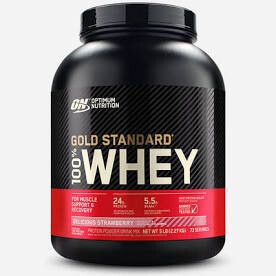 100% Whey Gold Gf Strawbry 4 lbs.