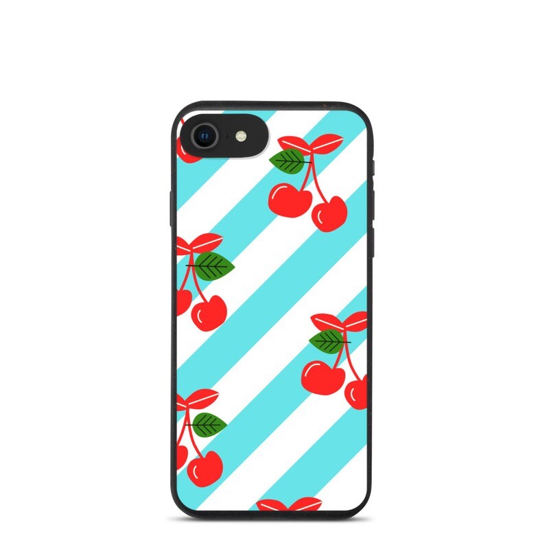 cherry cane Biodegradable phone case