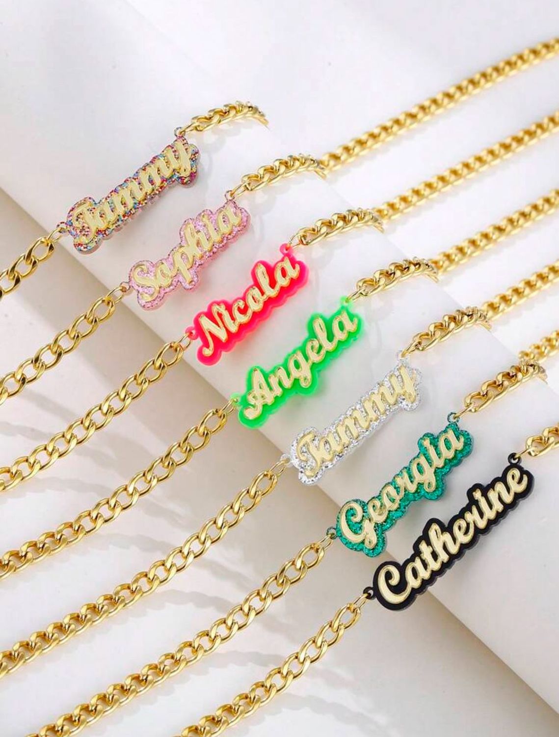 Custom Name Acrylic Necklace