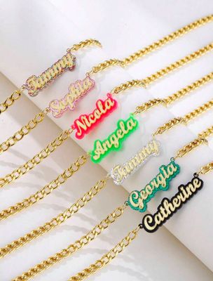 Custom Name Acrylic Necklace