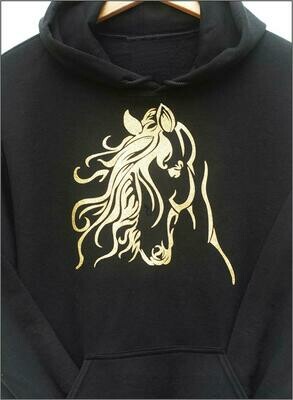 Adonis Horse Art Glitter Black Collection #A97GL