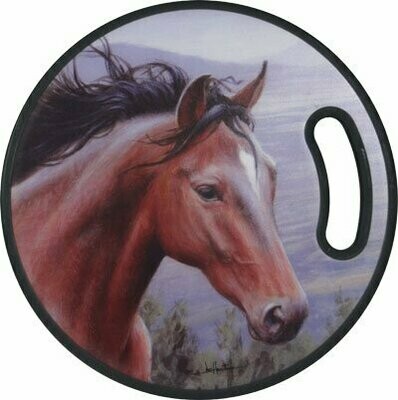 Bay Filly Plastic Round Cutting Board, #4741