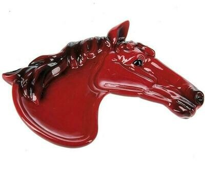 Ceramic Horse Head Spoon Rest/Tray #641