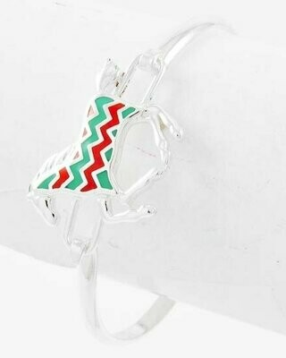 Chevron Galloper Faux-Turquoise Bracelet #415CR