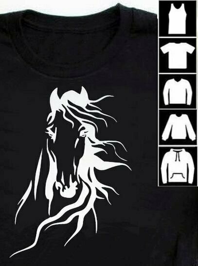 Dante Horse Art in White Collection #AM4C