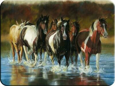 Wild Horses II Large Tempered Glass 16