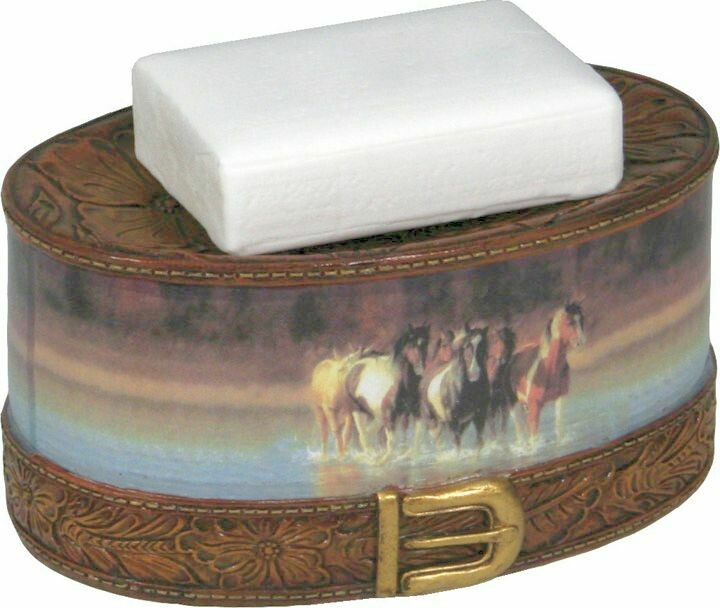 Wild Horses Soap Dish #5145SD