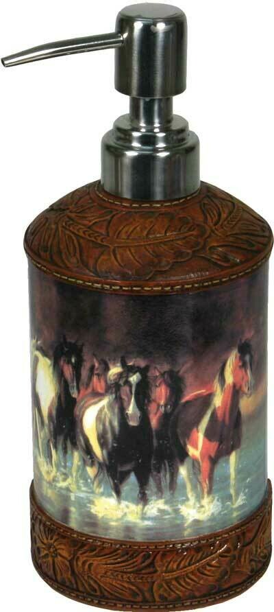 Wild Horses Lotion Dispenser #5145L