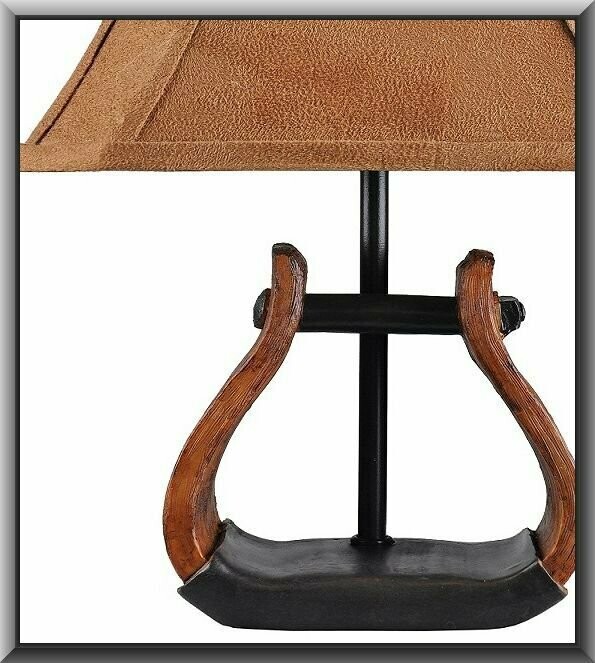 Western Stirrup Accent Table Lamp #710ST