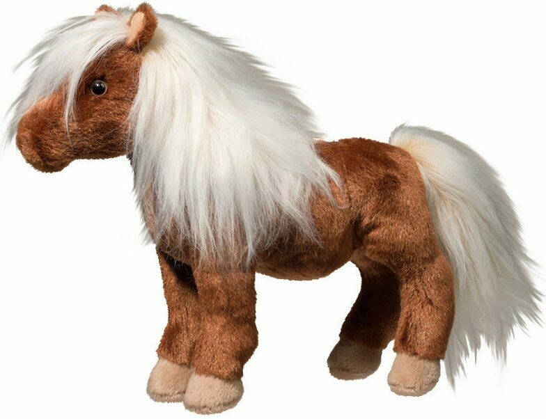 "Tiny" 9" Plush Shetland  Plush Pony #4284