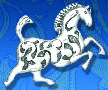 Sterling Pony Dancer Brooch #4225