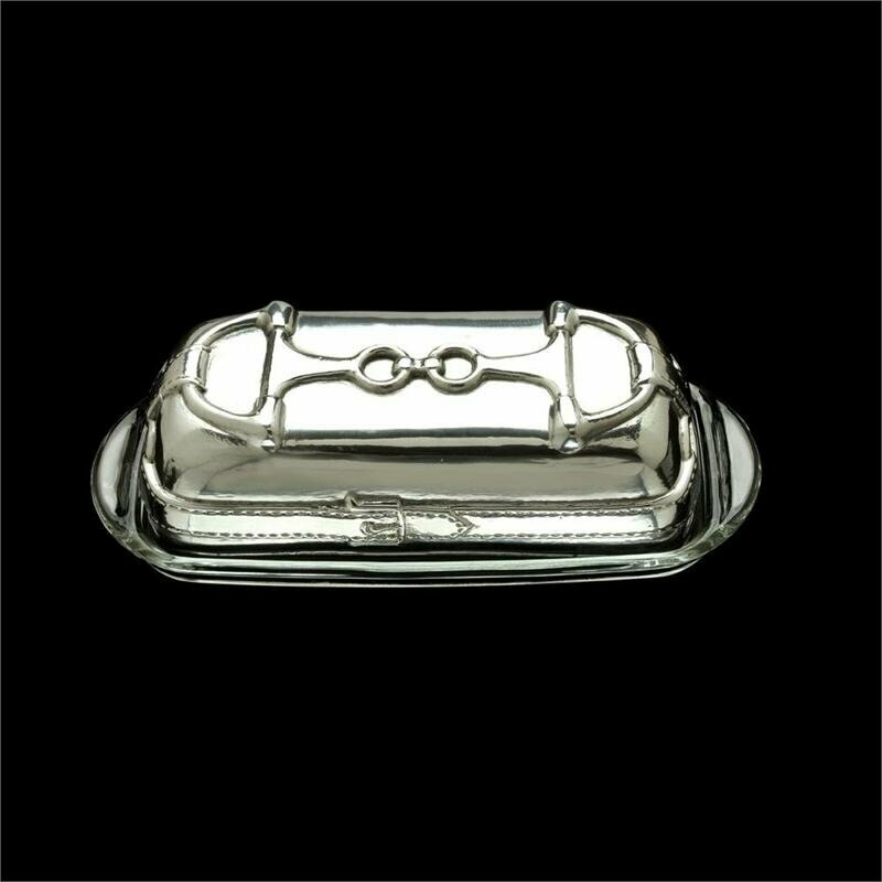 Snaffles  Polished Aluminum Butter Dish  by Arthur Court #PP06