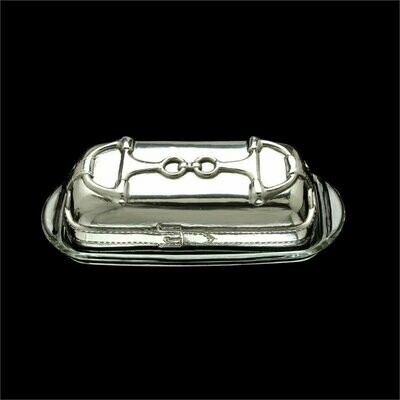 Snaffles Polished Aluminum Butter Dish by Arthur Court #PP06