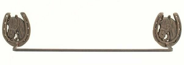 Rustic Vintage Horse Head Towel Bar #119B