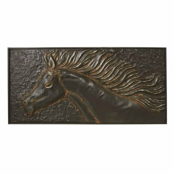 Running Free 38" Metal 2-D  Wall Art # D70RF