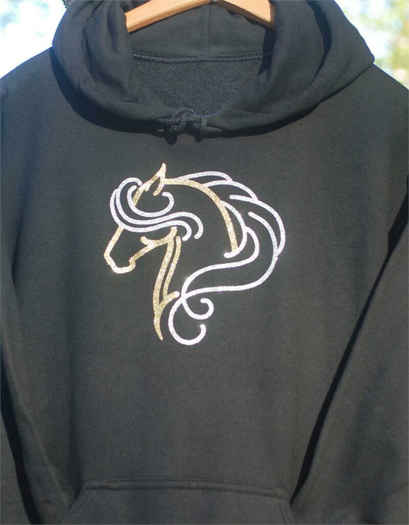 Sebastian Horse Art 2 Tone Glitter Collection #A81GB